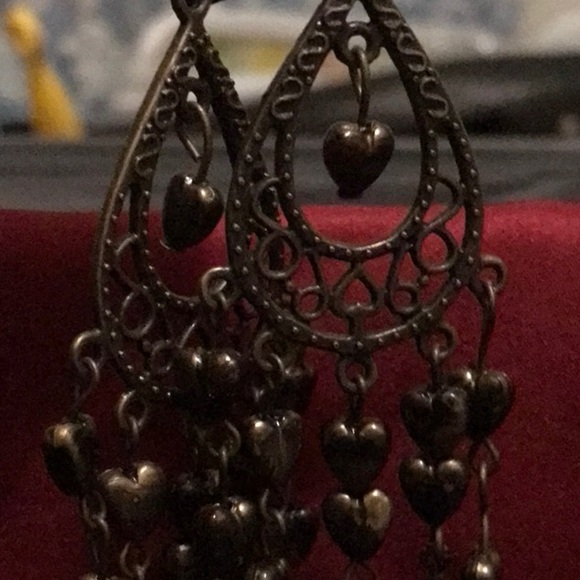 Bronze Chandelier Earrings - Picture 6 of 7